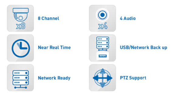 מפרטי DVR 001020