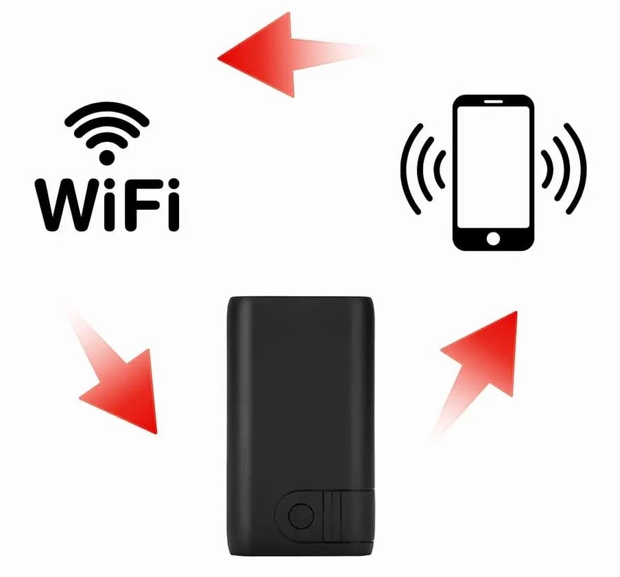 מקליט אודיו wifi - מקליט סאונד מרגל מיני קטן מוסתר